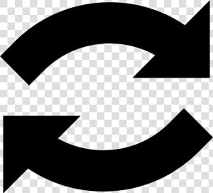 Curve Arrows   Refresh Icon Free  HD Png Download