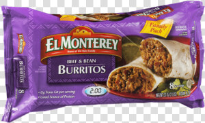 El Monterey Beef Burritos  HD Png Download