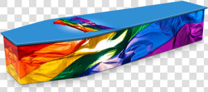 Gay Flag Coffin  HD Png Download