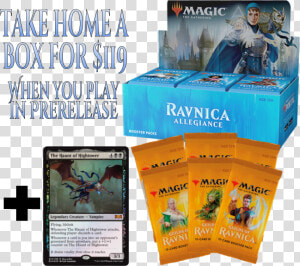 Ravnica Allegiance Prerelease Pack  HD Png Download