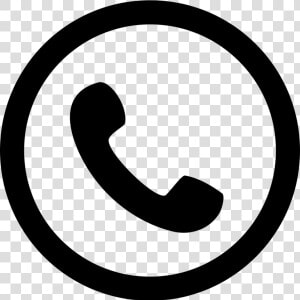 Wait For A Call   Call Icon Png Black  Transparent Png