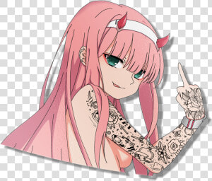 The Overly Requested Zero Two Has Finally Arrived   Zero Two Hd Supreme  HD Png Download