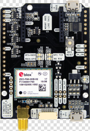 Simplertk2b Top   Gps Rtk Arduino  HD Png Download