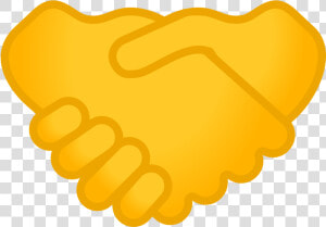 Handshake Icon   Two Hands Shaking Emoji  HD Png Download