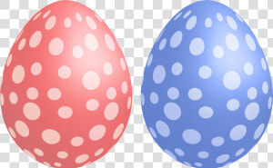 Easter Egg Clipart Polka Dot   Polka Dot Easter Egg  HD Png Download