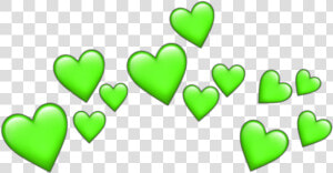  crown  dudahmt  tumblr  coração  heart  emoji  verde   Yellow Heart Emoji Png  Transparent Png