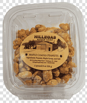 Hillegas Sugar Camp Maple Coated Peanuts Half Pound   Walnut  HD Png Download