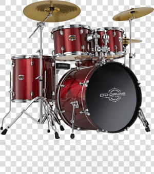 Drum   Yamaha Green Drum Kit  HD Png Download