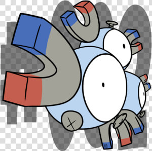 082 Magneton   Cartoon  HD Png Download