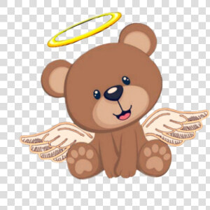  ángel  angelito  osito  cute  tierno amp adorable  bebe   Baby Teddy Bear Clipart  HD Png Download