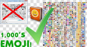 Emojipedia   Windows Character Map Emojis  HD Png Download