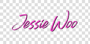 Jessie Woo Logo   Calligraphy  HD Png Download