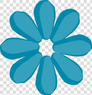 Blue Flower No Stem Svg Clip Arts   Flower Clip Art  HD Png Download