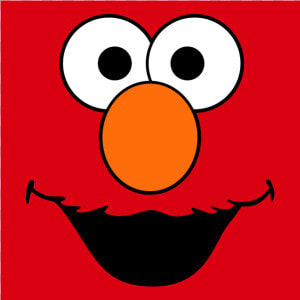 Face Clipart Elmo   Elmo Face Clipart  HD Png Download