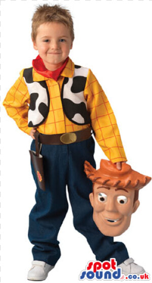 Cute Woody Form Toy Story Movie Children Size Costume   Child Size Mascot Costume  HD Png Download