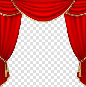 Red Curtain Free Png   Curtain Png  Transparent Png