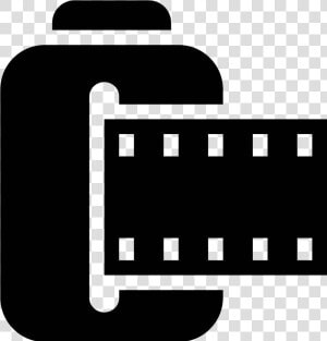 Film Roll Filled Icon   Illustration  HD Png Download