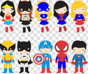 Supergirl Clipart Superkids   Vetor Super Herois Baby  HD Png Download