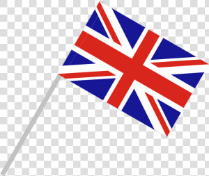 Flag Of Great Britain Flag Of The United Kingdom Jack   British Flag On A Pole  HD Png Download