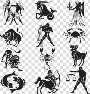 Transparent Zodiac Signs Set Png Clipart   Zodiac Signs Transparent  Png Download