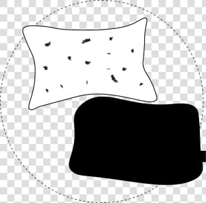 Black Pillow Hides Drool  Zit Cream  And Last Nights   Cushion  HD Png Download