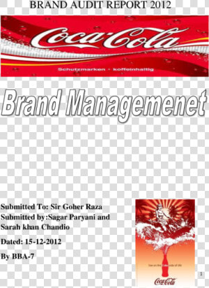 Coca Cola Brand Audit  HD Png Download