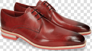 Derby Shoes Lance 24 Red Lasercut Crown   Shoe  HD Png Download