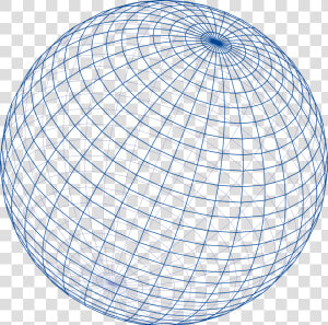 Blue Grid Sphere   Grid Sphere Png  Transparent Png