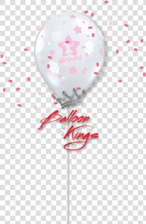 11in Latex First Birthday Girl   Birthday Girl Balloon Png  Transparent Png