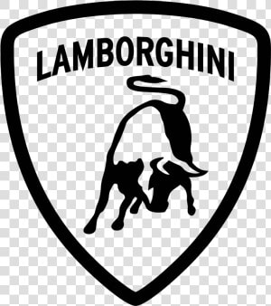 Lamborghini Logo Png   Lamborghini Logo Black And White  Transparent Png