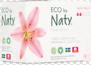 Tampons Regular   Naty Applicator Tampon  HD Png Download