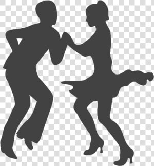 Ballroom Dance Silhouette Partner Dance   Salsa Dancing Silhouette Png  Transparent Png