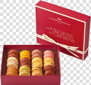 Macarons Gift Box 24 Pieces   La Maison Du Chocolat Macarons Ganache  HD Png Download