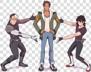 Transparent Klance Png   Shiro X Lance X Keith  Png Download