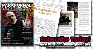 Paranormal Underground Magazine Featuring J Adam Smith  HD Png Download