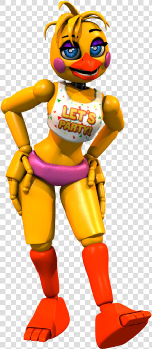 Full Body Toy Chica Fnaf  HD Png Download