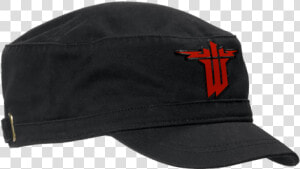 Wolfenstein Military Cap Logo   Wolfenstein Hat  HD Png Download