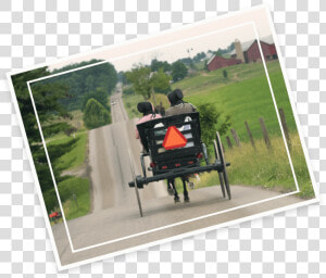 Amish Cart Photo   Carriage  HD Png Download