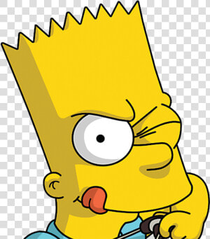 Bart Simpson Homero Png   Png Download   Drawing Bart Simpson Slingshot  Transparent Png