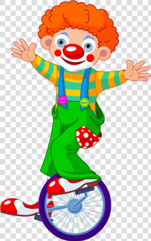 Cartoon Clowns Clipart Clown Cartoon   Circus Clown Clipart  HD Png Download