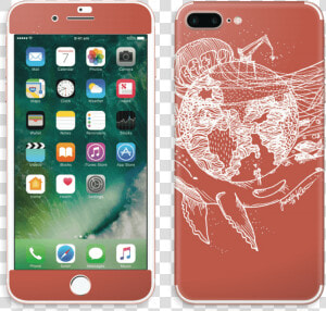 Red Universe Skin Iphone 7 Plus   Iphone 7 Plus Small  HD Png Download