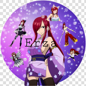 Transparent Erza Png   Fairy Tail Erza Scarlet  Png Download