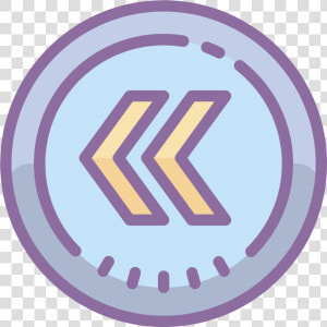 This Icon For Circled Chevron Left Is A Large Circle   Timer Pink Png  Transparent Png