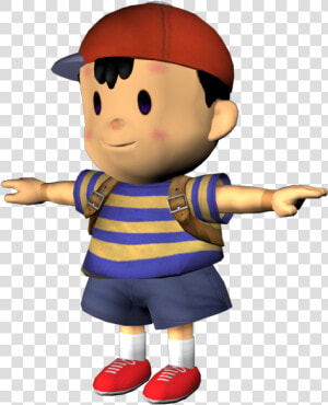  ness  earthbound  mother  videogames  supersmashbros   Earthbound Ness T Pose  HD Png Download