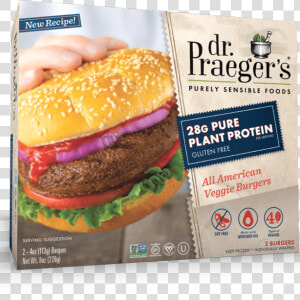 Dr Praeger  39 s All American Veggie Burger  HD Png Download