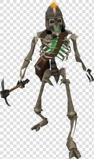 Skeleton Miner  HD Png Download