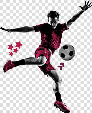 Uplifter Software For Soccer Academy   Soccer Kick Ball Logo  HD Png Download