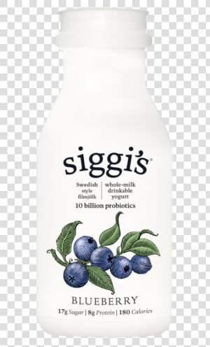 Blueberry 8oz Drinkable   Siggi  39 s Vanilla Cinnamon Yogurt  HD Png Download