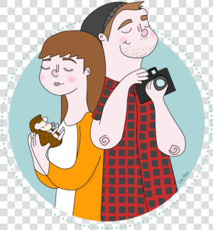 Ilustración De Pareja   Pareja Ilustracion Png  Transparent Png