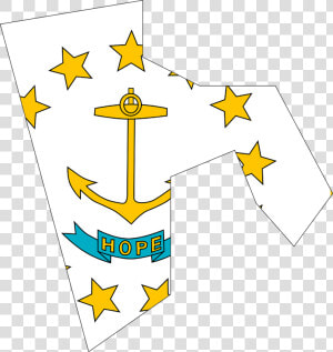 Rhode Island State Usa Free Picture   Rhode Island Map Flag  HD Png Download